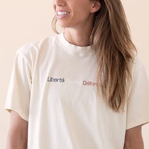 Re-Inc Defendez Crop Tee, NWOT